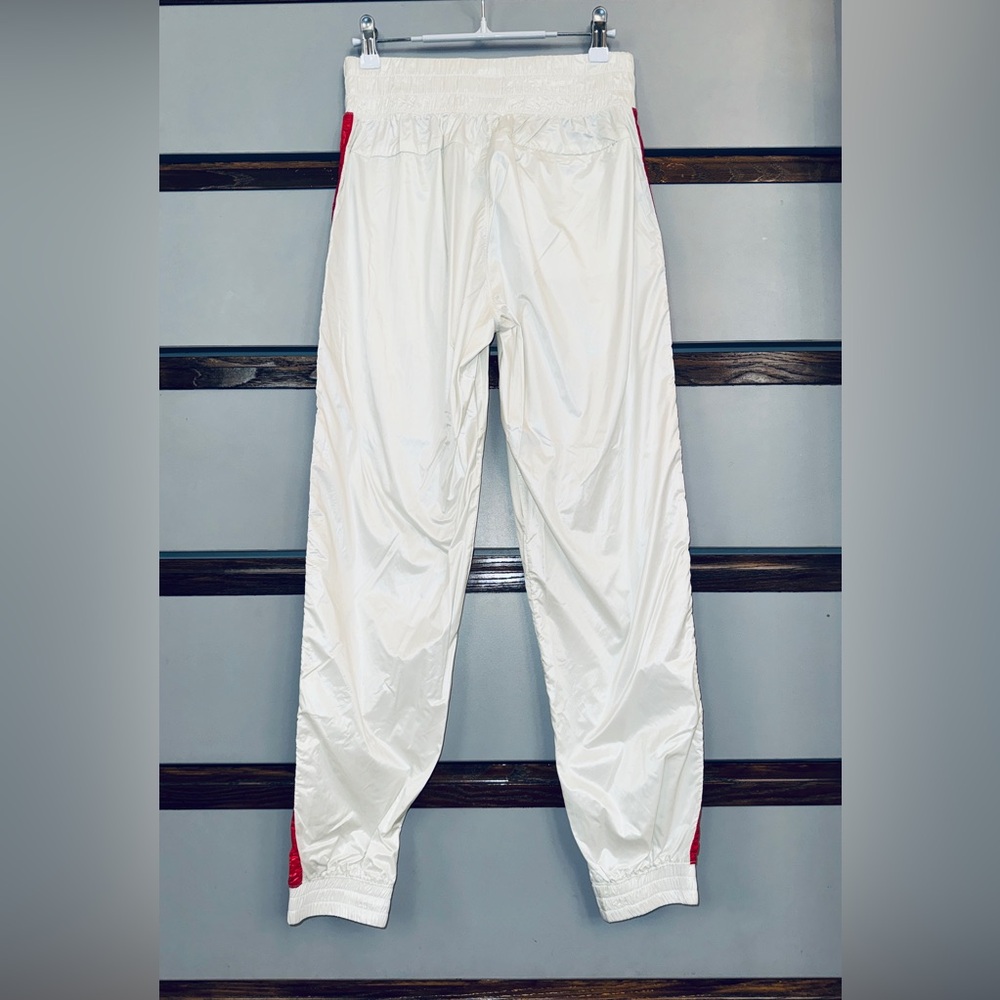 AVIATOR NATION π 5 Stripe Windbreaker Jacket Small & Wind Pant XS Vintage White - Picture 14 of 14